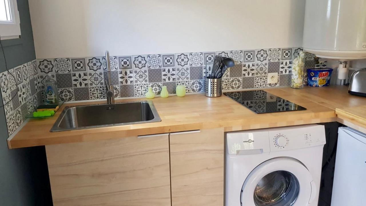 דירות Le First Auversois Charmant Studio Avec Jardinet מראה חיצוני תמונה